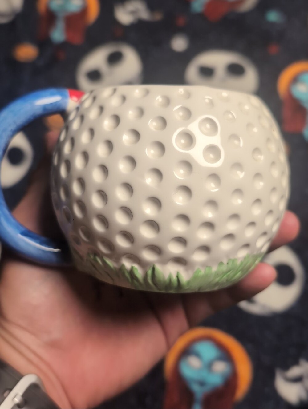 Vintage Papel Golf Ball 19th Hole Ceramic Coffee Mug Cup Golfing Gift - Picture 2 of 7